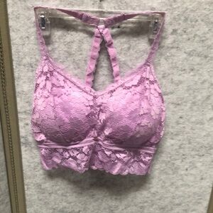 Lace Bralette in Lavender NWOT